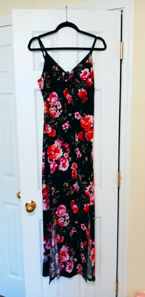 Rose long maxi dress